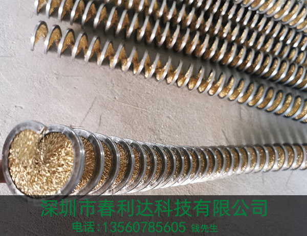 內纏繞彈簧刷